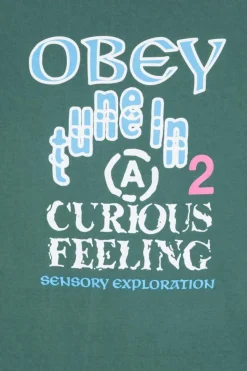 OBEY SENSORY EXP - T-shirt | Vert