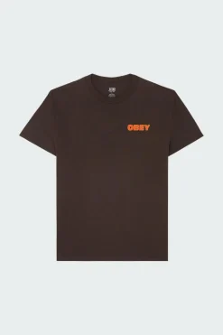 OBEY STAR - T-shirt | Marron