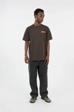 OBEY STAR - T-shirt | Marron