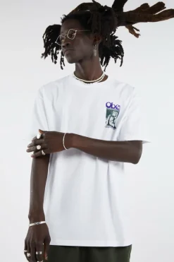 OBEY STOP WORRY NOW - T-shirt | Blanc