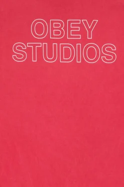 OBEY STUDIOS OUT - T-shirt | Rose
