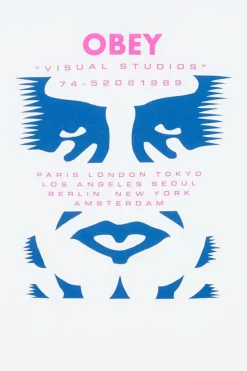 OBEY VISUAL STUDIES - T-shirt | Blanc