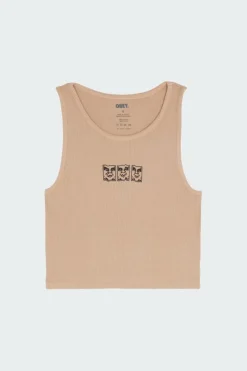 OBEY WAVY SCAN - Débardeur | Marron