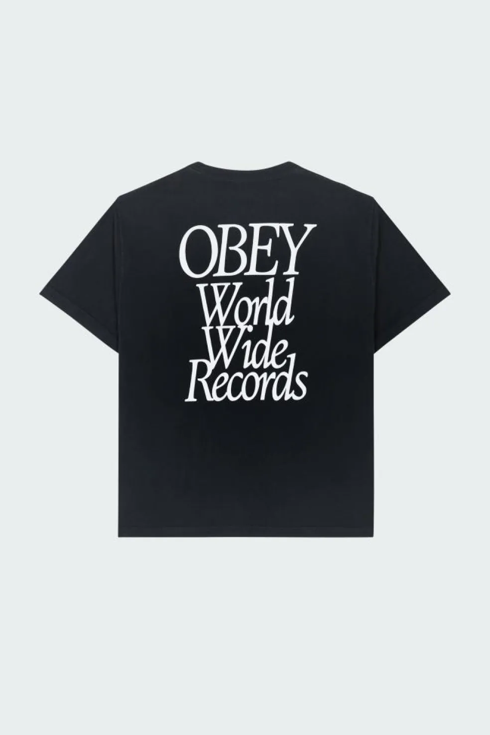 OBEY WORLDWIDE RECORDS - T-shirt | Noir