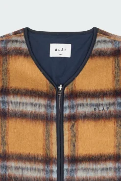 OLAF BLUR WOOL LINER - veste | Marron