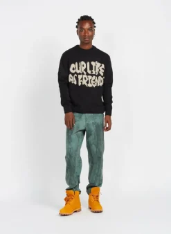 OLAF GARMENT DYED WORKWEAR PANTS - Pantalon | Vert