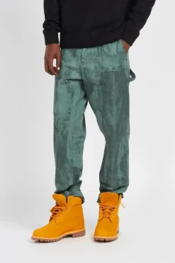 OLAF GARMENT DYED WORKWEAR PANTS - Pantalon | Vert
