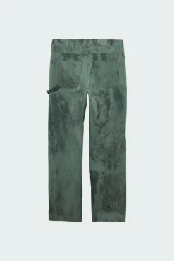 OLAF GARMENT DYED WORKWEAR PANTS - Pantalon | Vert