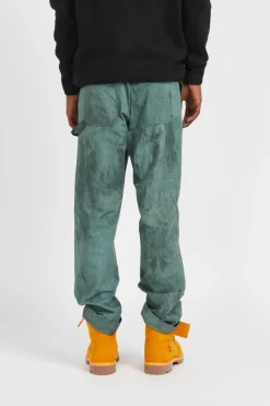 OLAF GARMENT DYED WORKWEAR PANTS - Pantalon | Vert