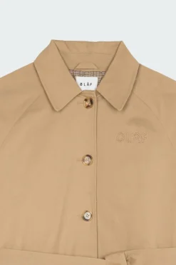 OLAF WMN TRENCH COAT - trench | Kaki