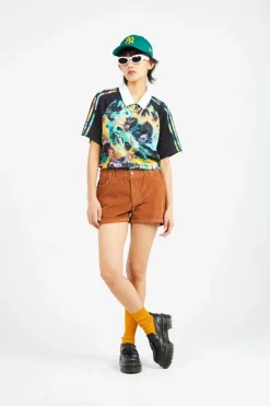 ONLCUBA-FLORA HW PB CORD SHORTS PNT - Short | Marron