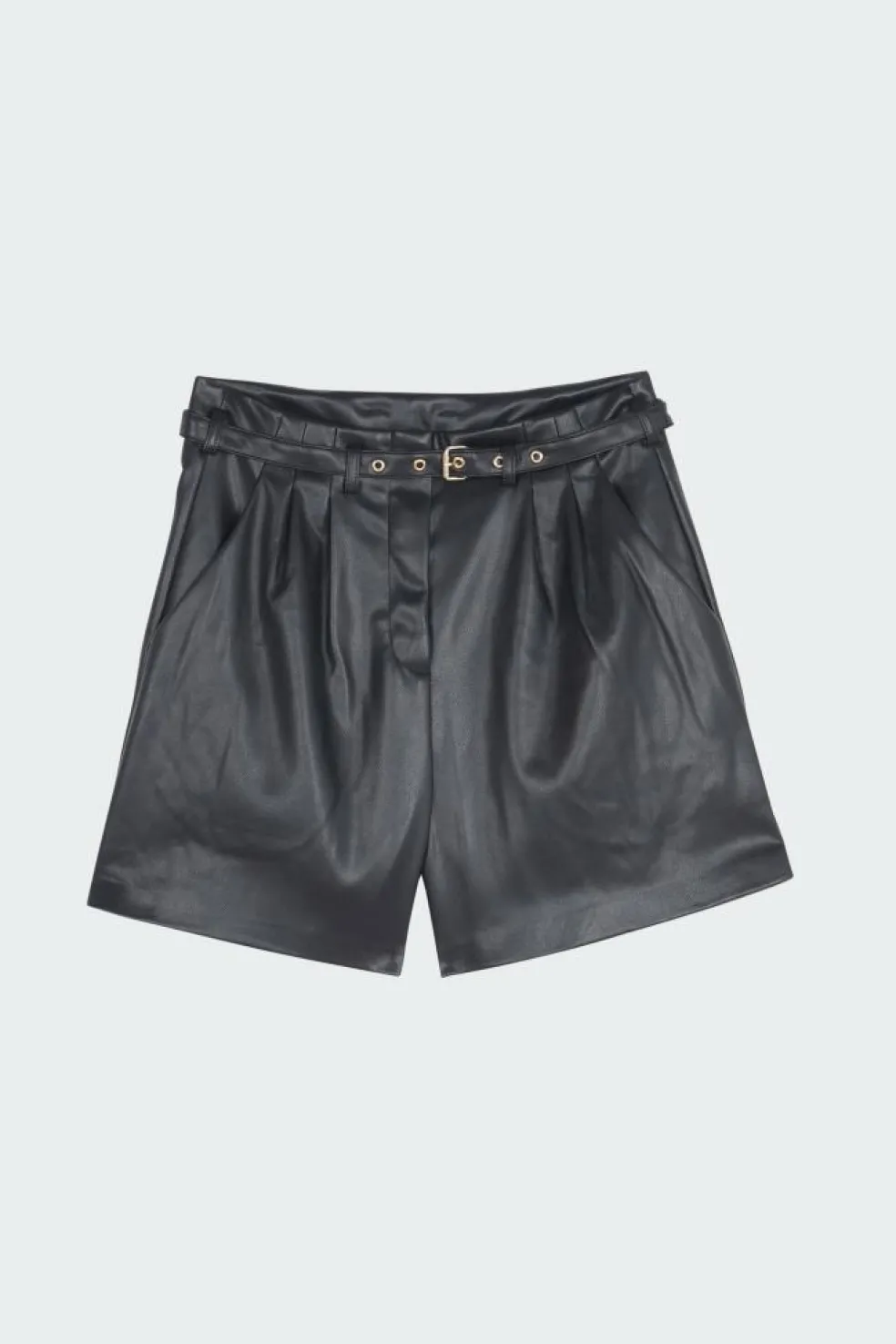 ONLHEIDI FAUX LEATHER SHORTS NOOS OTW - Short | Noir