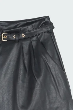 ONLHEIDI FAUX LEATHER SHORTS NOOS OTW - Short | Noir