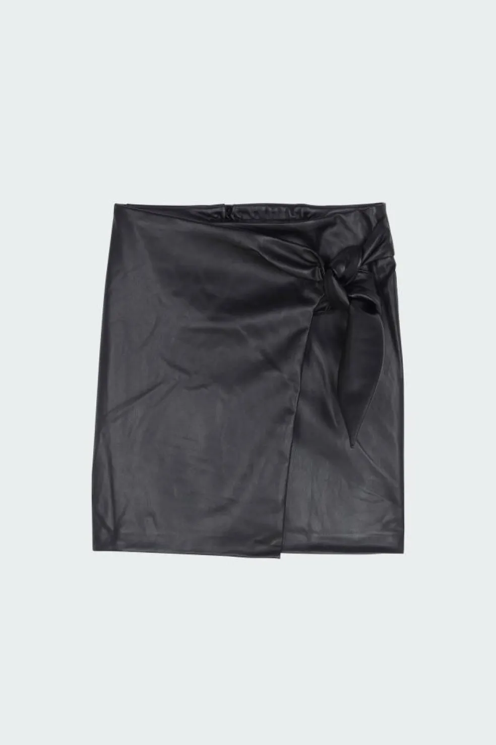 ONLMIA FAUX LEATHER KNOT SKIRT OTW - Jupe | Noir