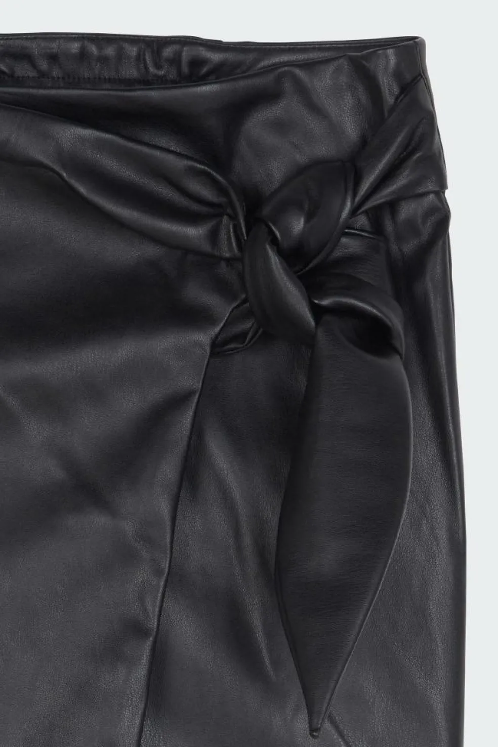 ONLMIA FAUX LEATHER KNOT SKIRT OTW - Jupe | Noir