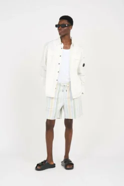 ORGANIC GABARDINE LENS - Chemise | Blanc