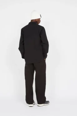 ORGANIC GABARDINE LENS - Chemise | Noir