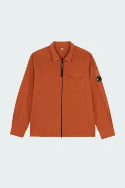 ORGANIC GABARDINE ZIPPED - Veste | Marron