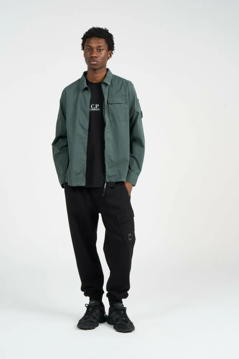 OVERSHIRT IN ORGANIC GABARDINE - Veste | Kaki