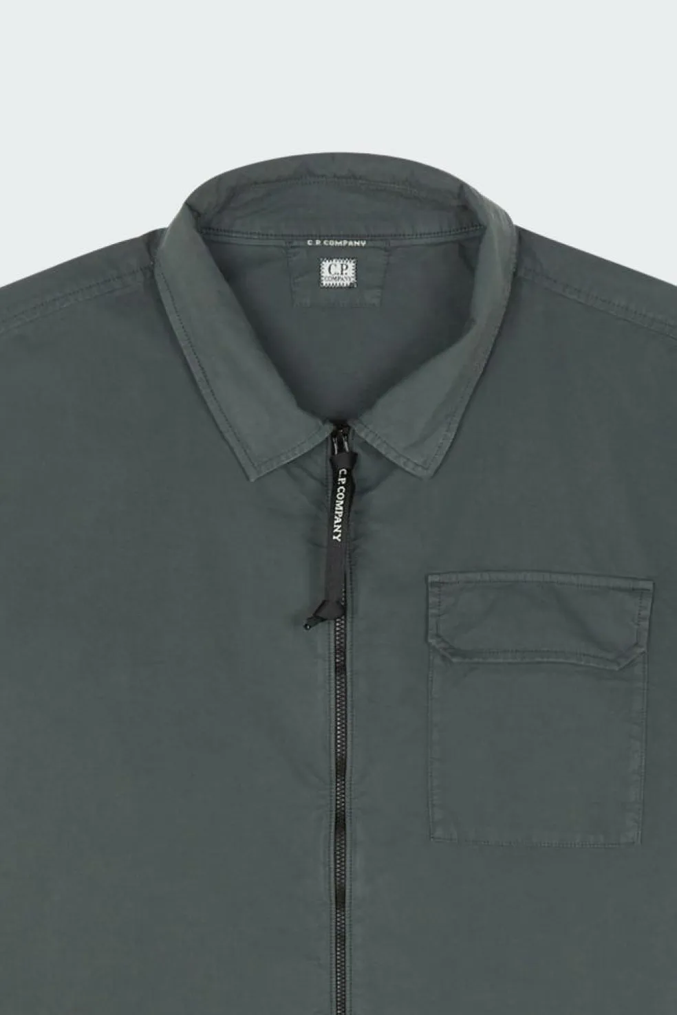 OVERSHIRT IN ORGANIC GABARDINE - Veste | Kaki