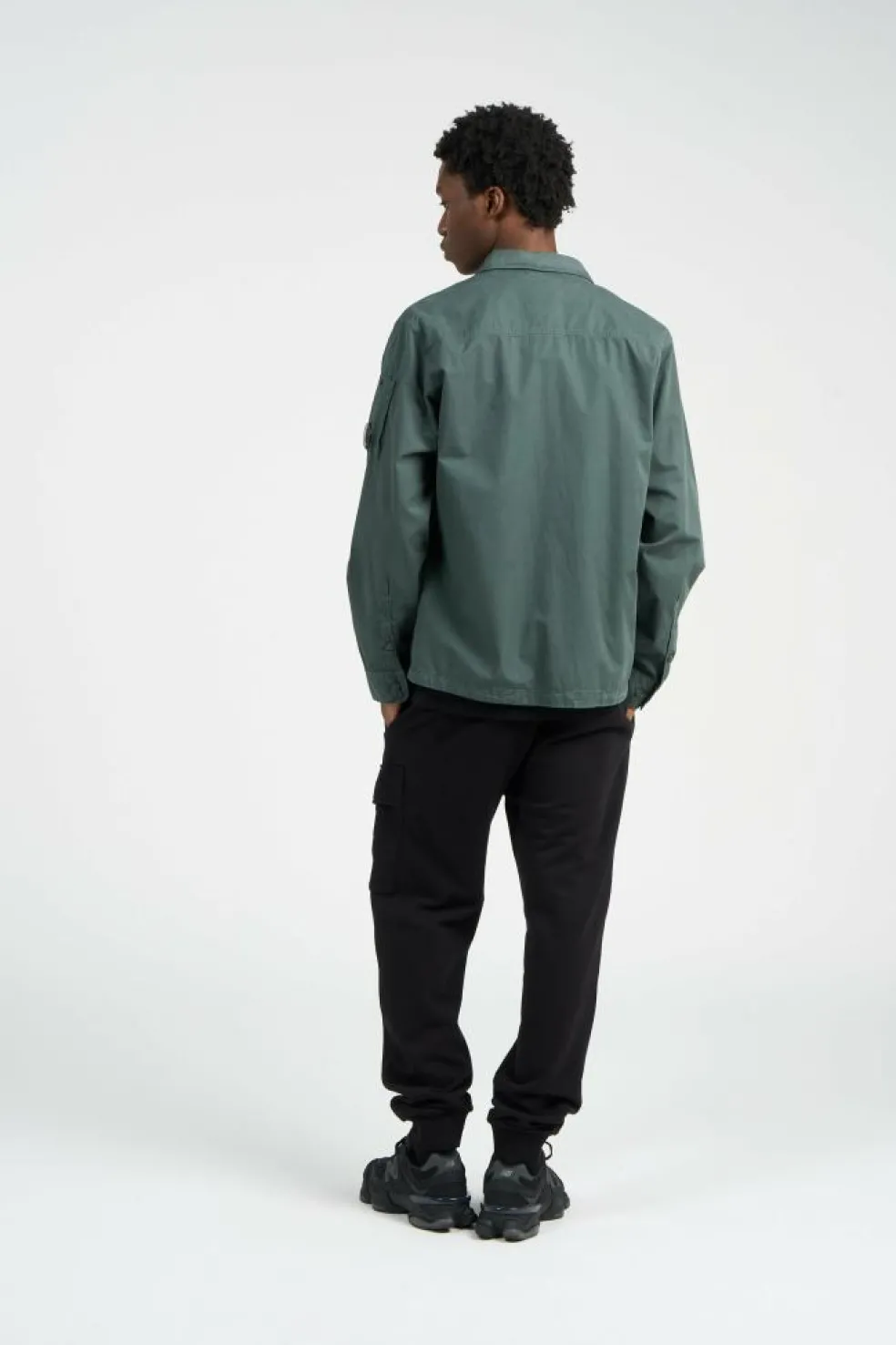 OVERSHIRT IN ORGANIC GABARDINE - Veste | Kaki