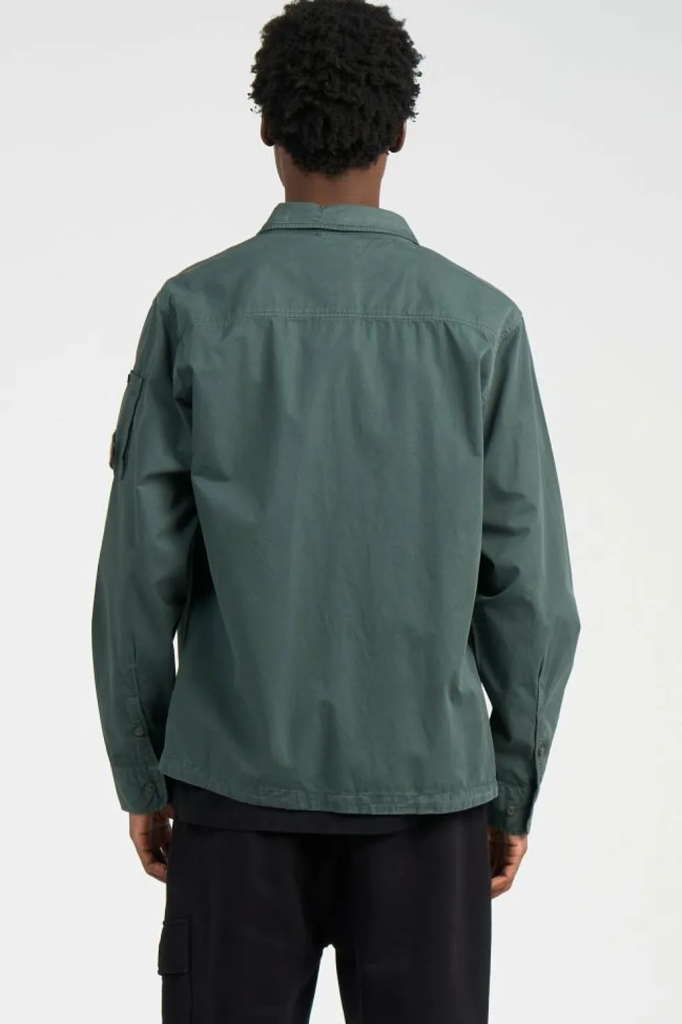 OVERSHIRT IN ORGANIC GABARDINE - Veste | Kaki