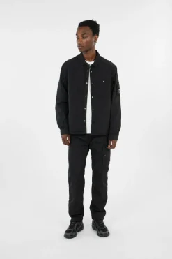 OVERSHIRT PADDED IN CHROME - R - Surchemise | Noir