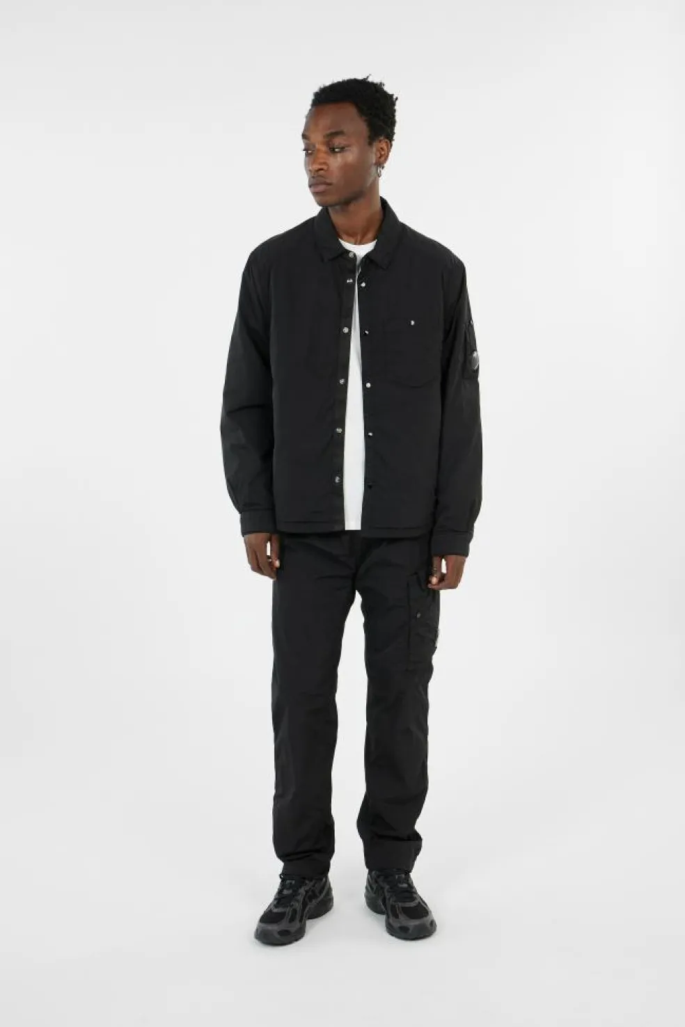 OVERSHIRT PADDED IN CHROME - R - Surchemise | Noir