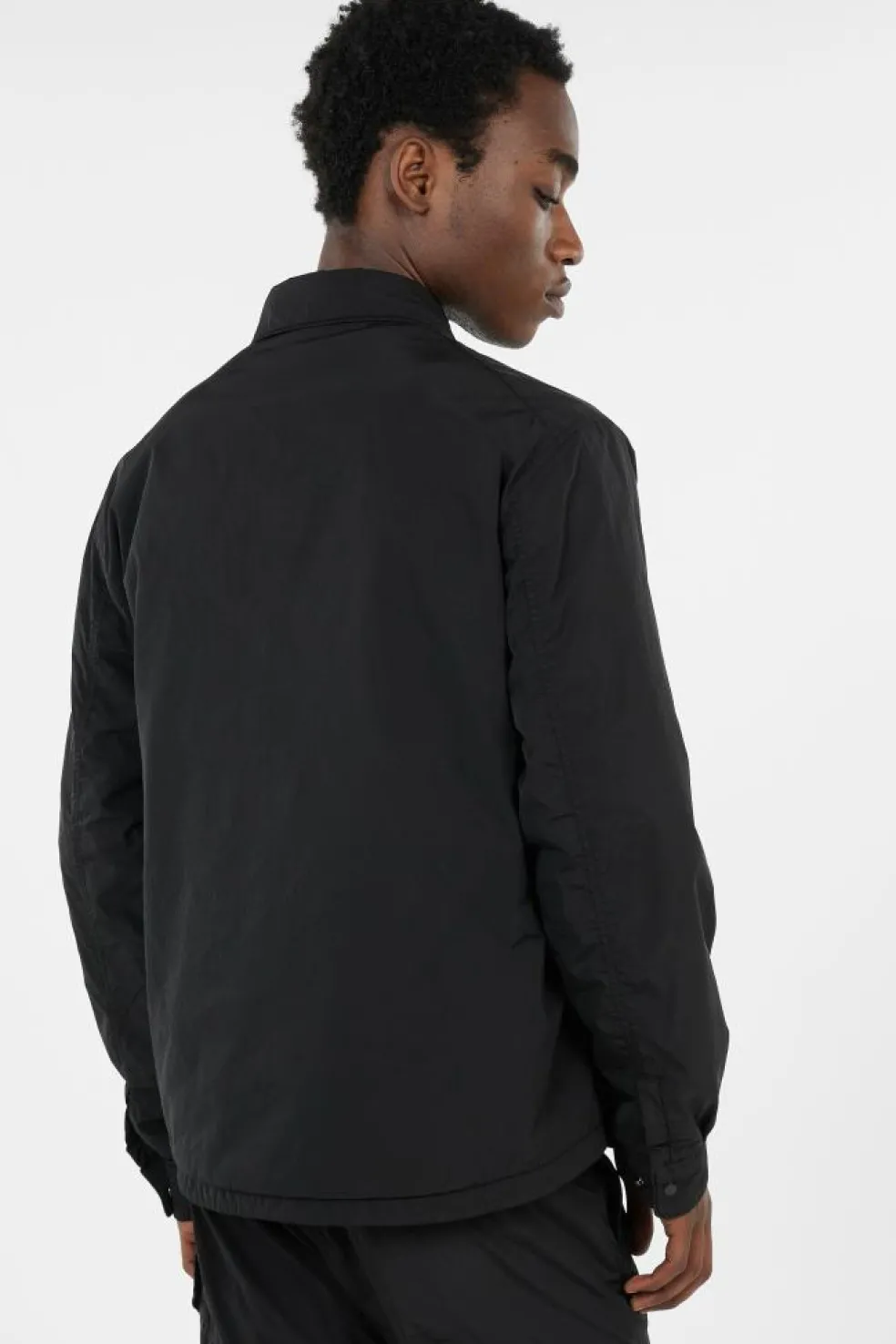 OVERSHIRT PADDED IN CHROME - R - Surchemise | Noir