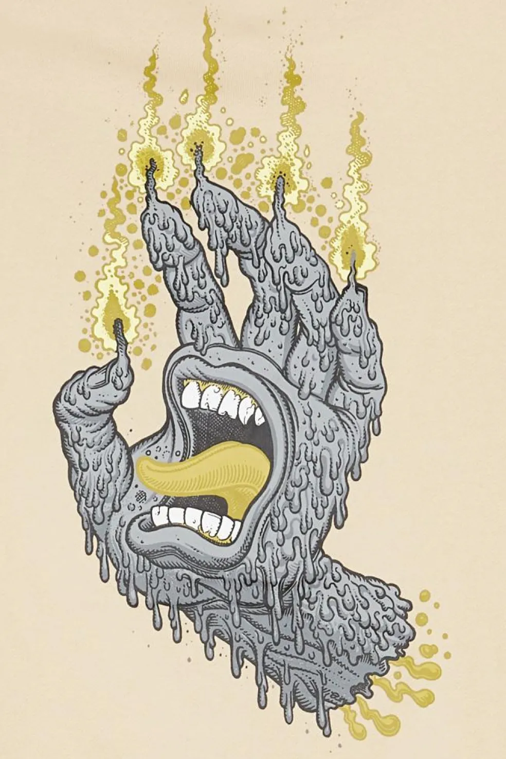 Pace Ritual Hand - Hoodie | Beige