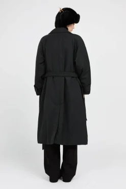 Padded trench - Manteau | Noir