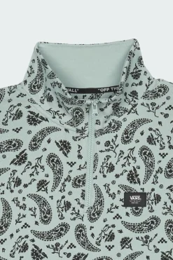 PAISLEY BANDANA QZIP - Sweatshirt à col zippé | Vert