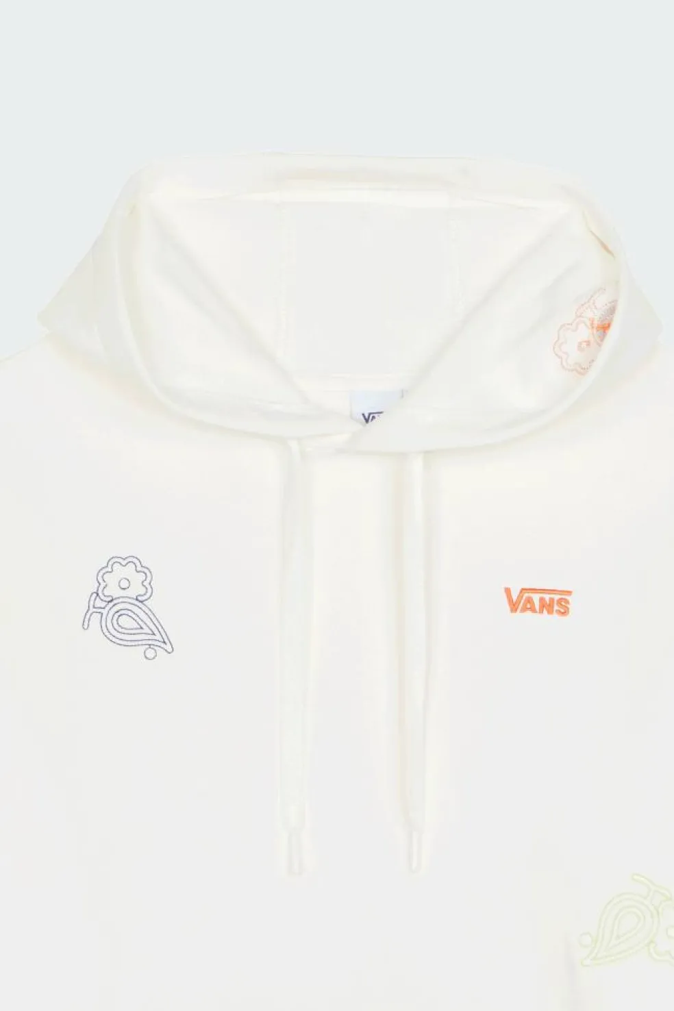 PAISLEY CHECK HOODIE - Hoodie | Blanc