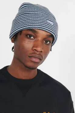 PARKER STRIPED - Bonnets | Bleu