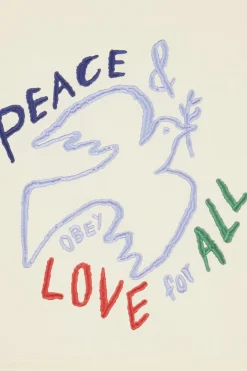 PEACE DOVE CREW - Sweatshirt | Beige