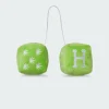 PLANTLIFE FUZZY DICE - Ornement pour rétroviseurs | Vert