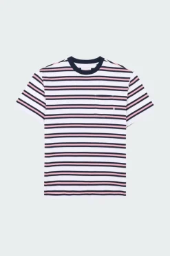 POCKET CORE STRIPES - T-shirt | Bleu