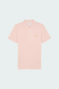 Polo à manches courtes en coton bio | Rose