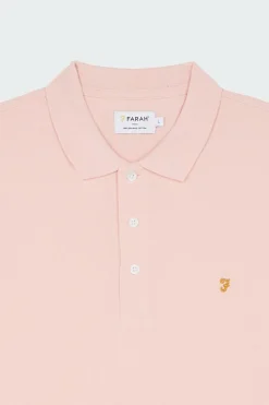 Polo à manches courtes en coton bio | Rose