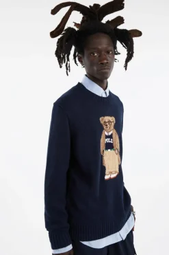 Polo Bear Sweater - Pull | Bleu