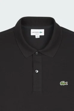 Polo slim-fit en coton | Noir