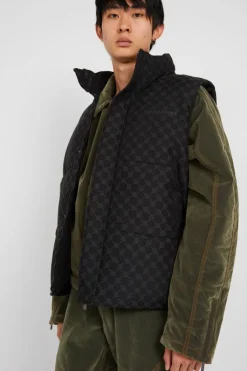 pondo cotton monogram - Doudoune | Noir