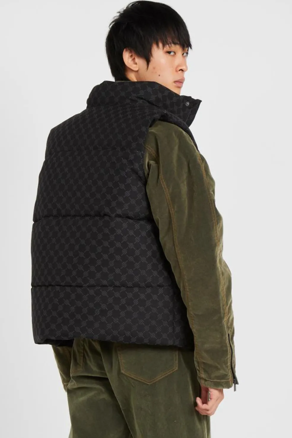 pondo cotton monogram - Doudoune | Noir