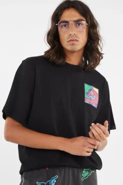 POP ART RUNNING DOG - T-shirt | Noir