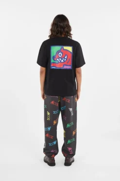 POP ART RUNNING DOG - T-shirt | Noir