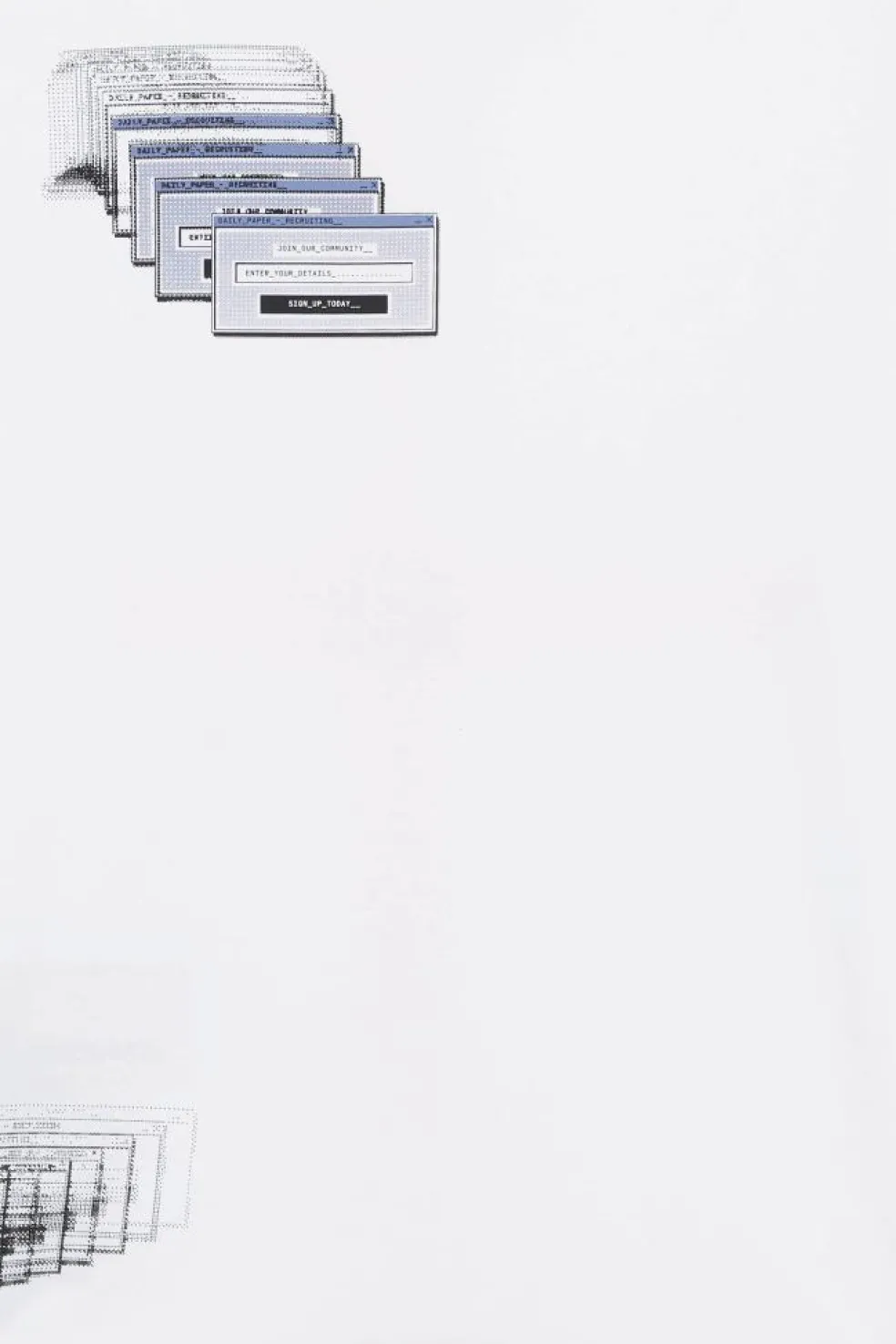 pop up - T-shirt | Blanc