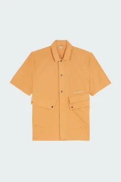 POPELINE POCKET SHIRT - Chemise | Orange