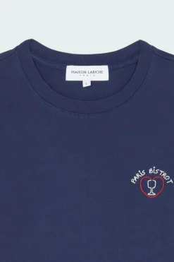 POPINCOURT BISTROT/ GOTS - T-shirt | Bleu