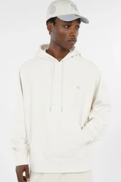 PREMIUM TERRY MONOGR - Hoodie | Blanc