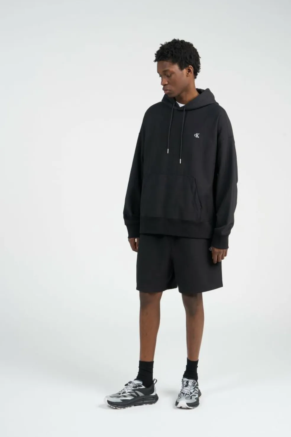 PREMIUM TERRY MONOGR - Short | Noir